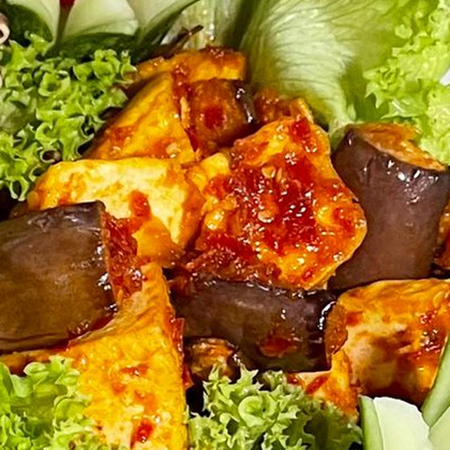 Sambal eggplant with tofu